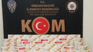 Giresun’da 60.600 Dal Boş Makaron Ele Geçirildi