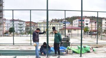 Giresun Aksu Semt Sahası Tamamlanıyor