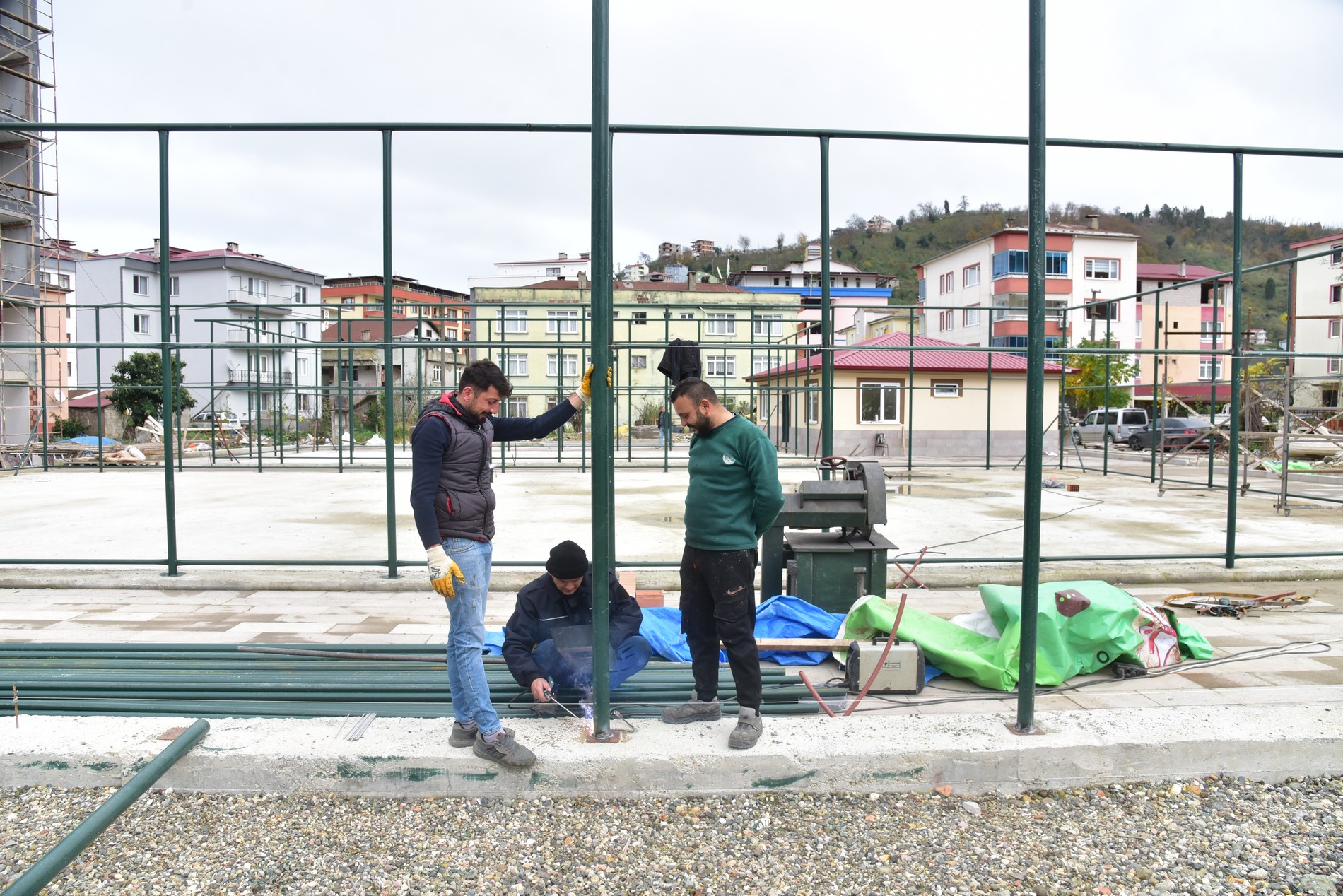 Giresun Aksu Semt Sahası Tamamlanıyor