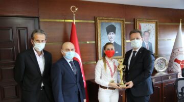 Şampiyon Gök’ten Vali Ünlü’ye Ziyaret