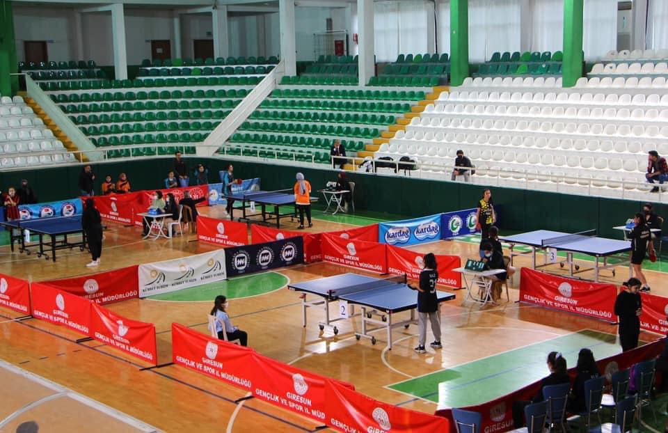 Okul Sporları Masa Tenisi Müsabakaları Düzenlendi