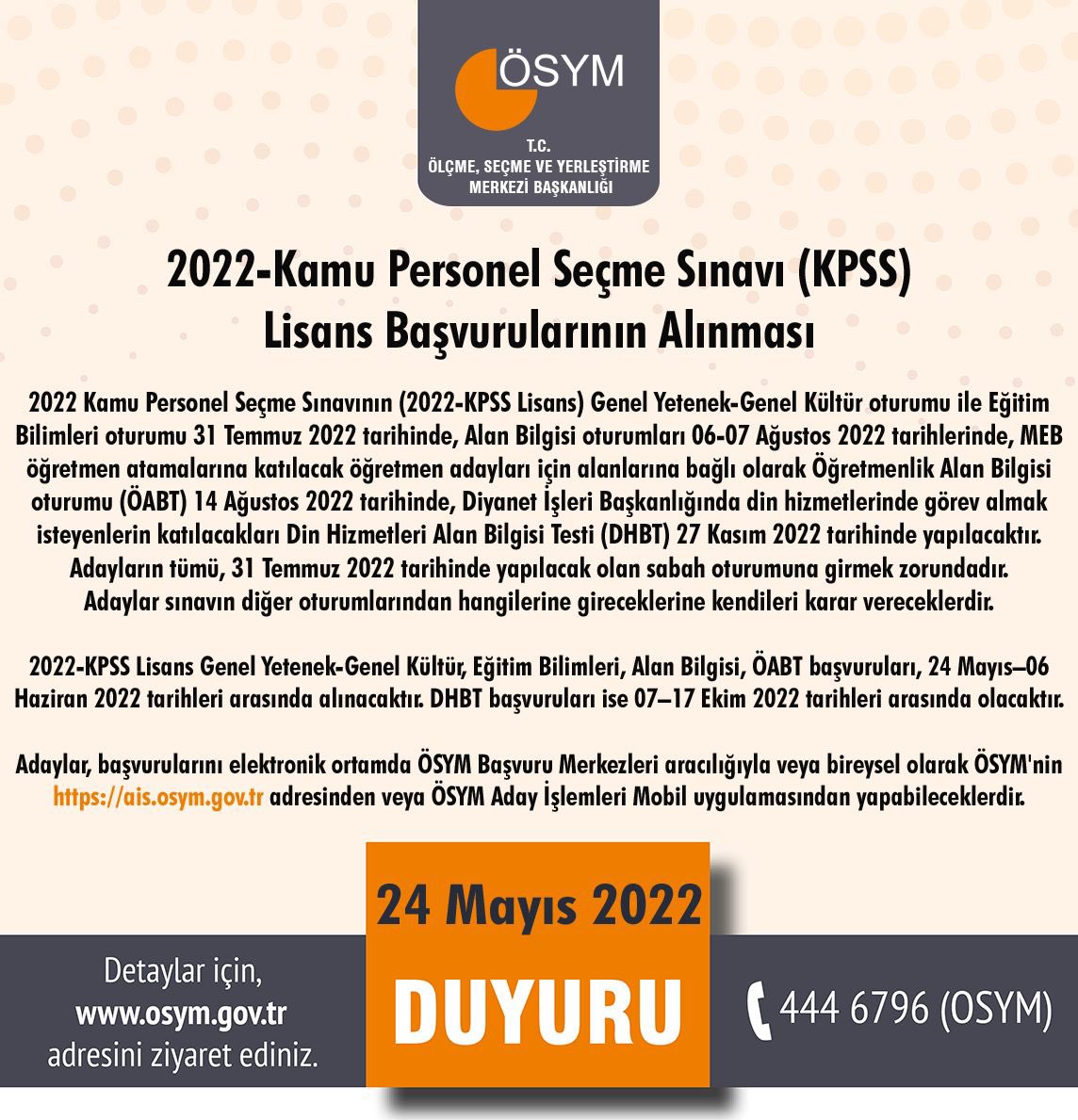KPSS Lisans Başvuruları Başladı!