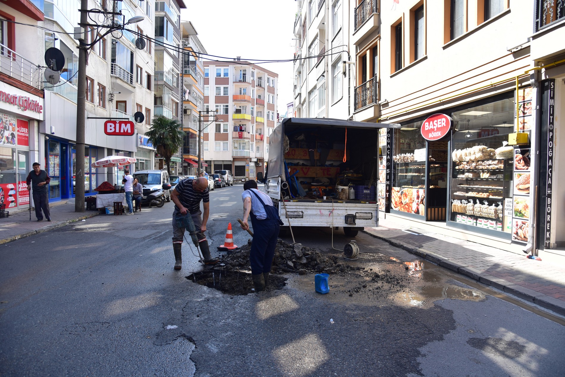 Giresun’da Su ve Kanal Ekipleri Çalışmalarını Sürdürüyor