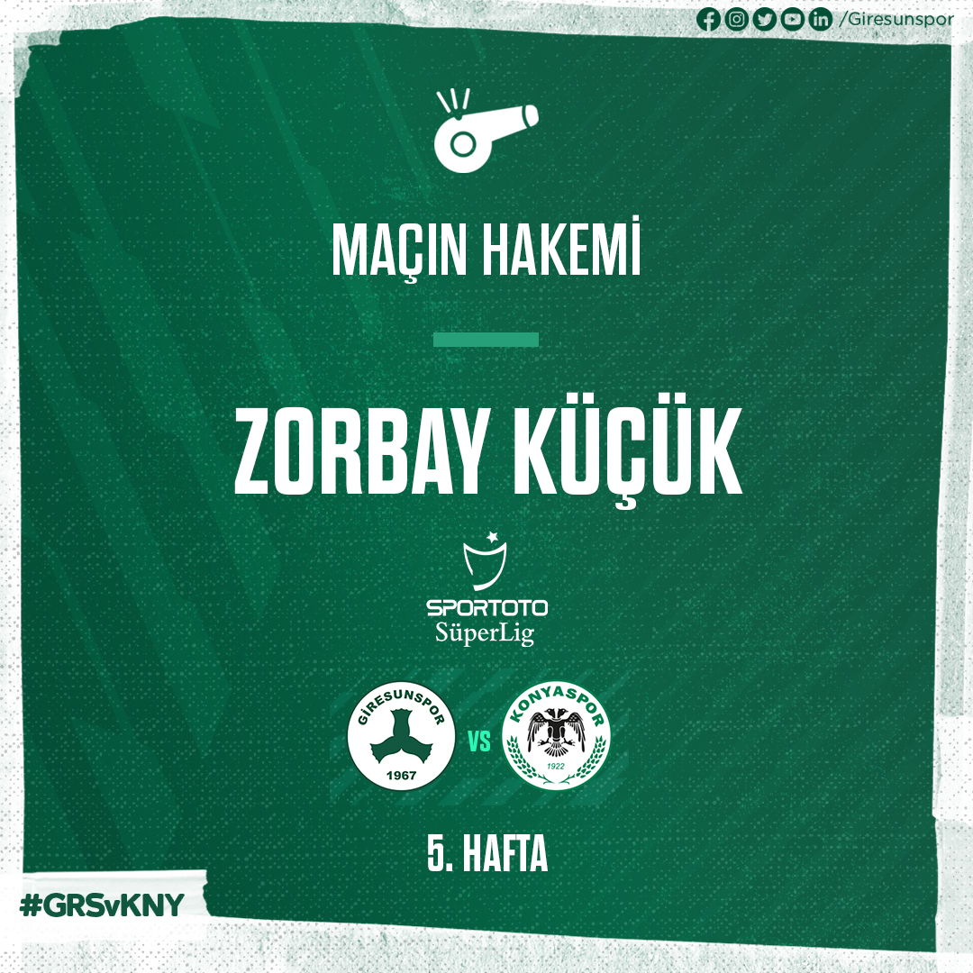 A.Konyaspor Maçını Hakem Küçük Yönetecek
