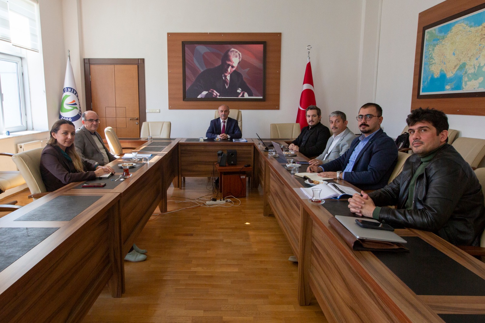 Rektör Prof. Dr. Yılmaz Can, Giresun Üniversitesi’nde Yürütülen Kalite Çalışmaları Hakkında Bilgi Aldı