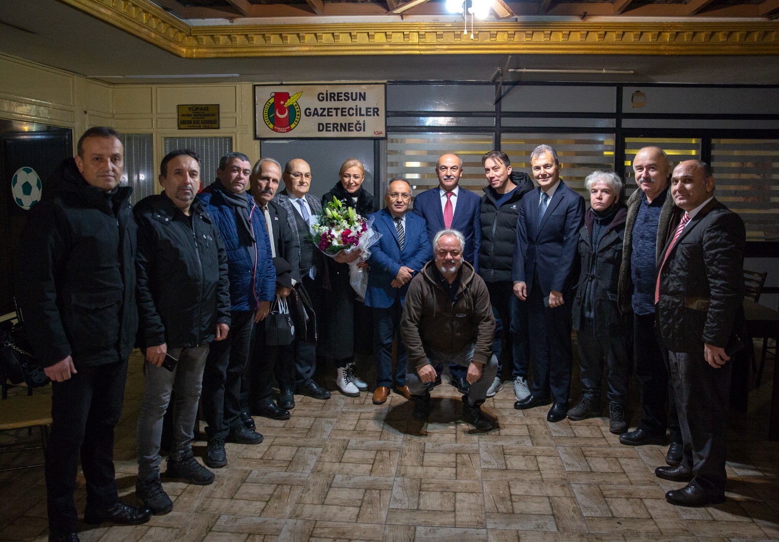 Rektör Can Giresun Gazeteciler Derneği’ni Ziyaret Etti