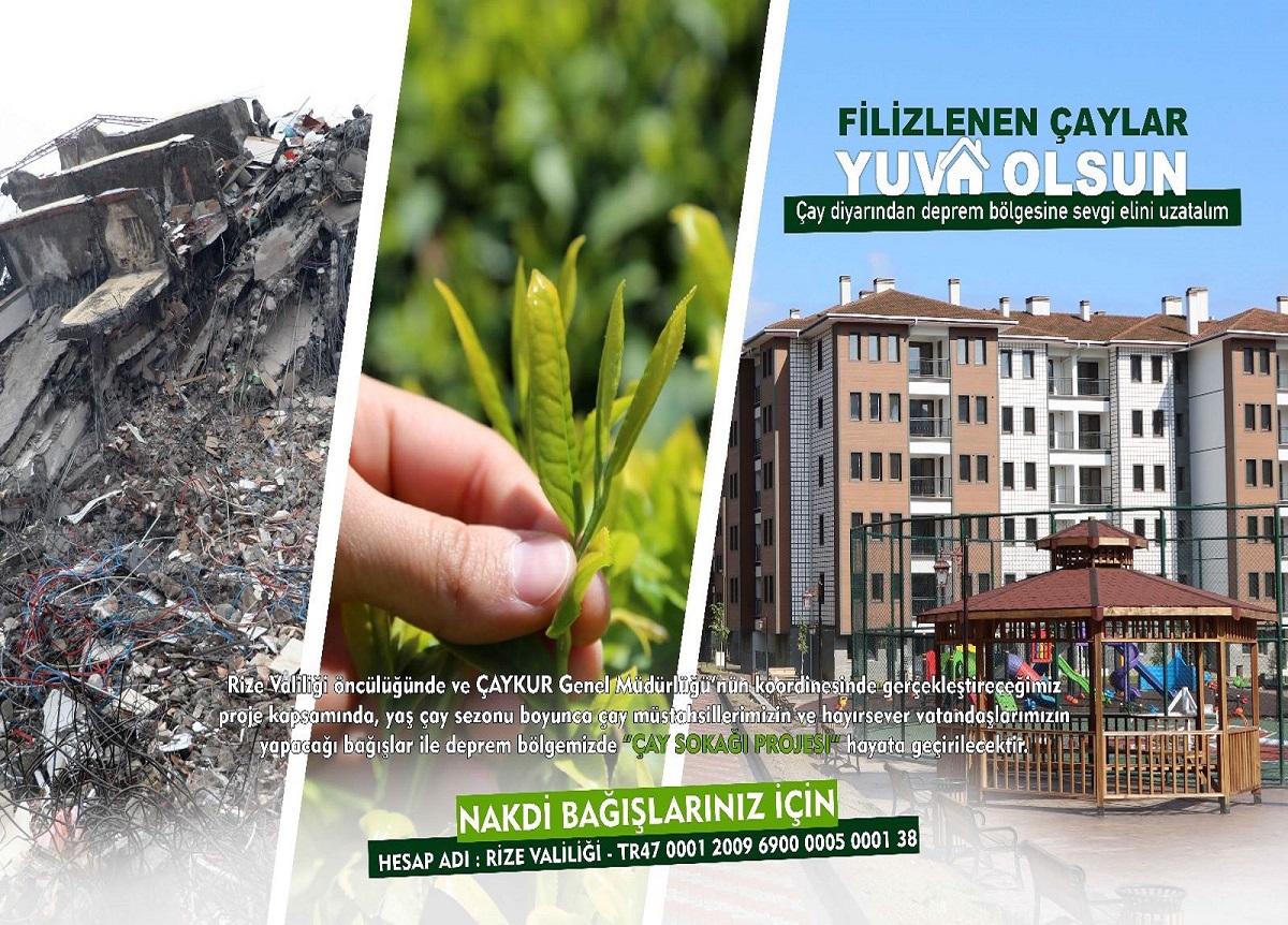 Filizlenen Çaylar “YUVA” Olsun Projesine Giresun’dan Destek