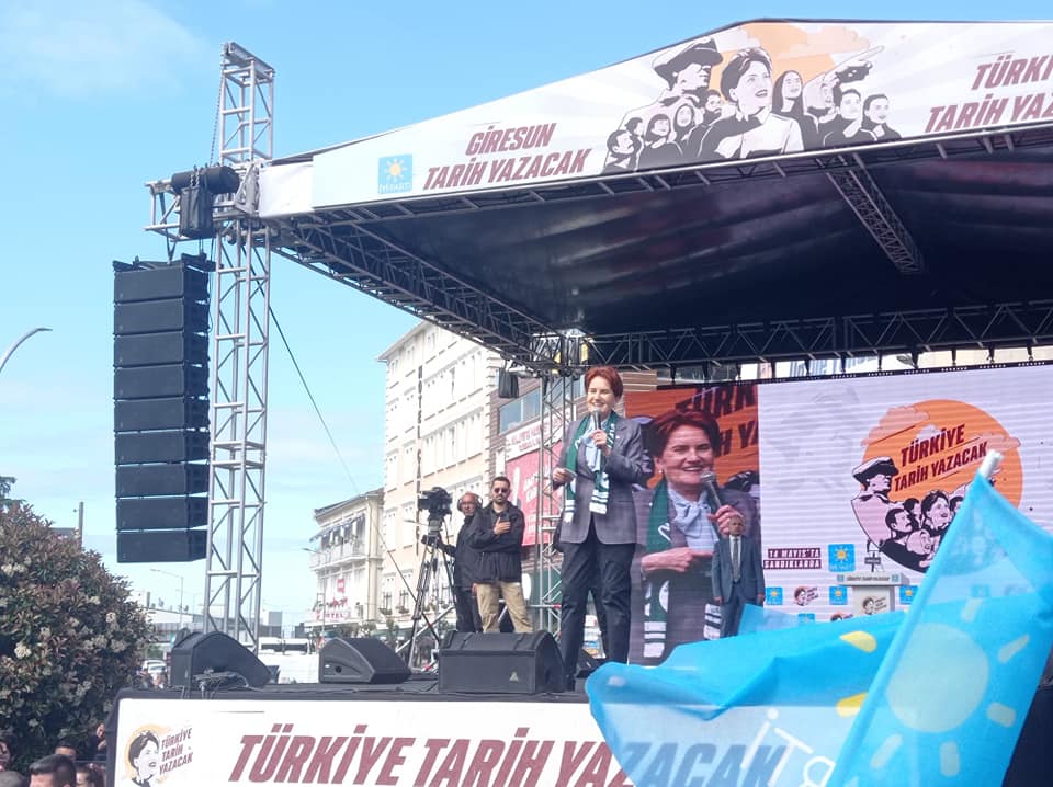 İYİ Parti Lideri MERAL AKŞENER Giresun’da Halka  Seslendi