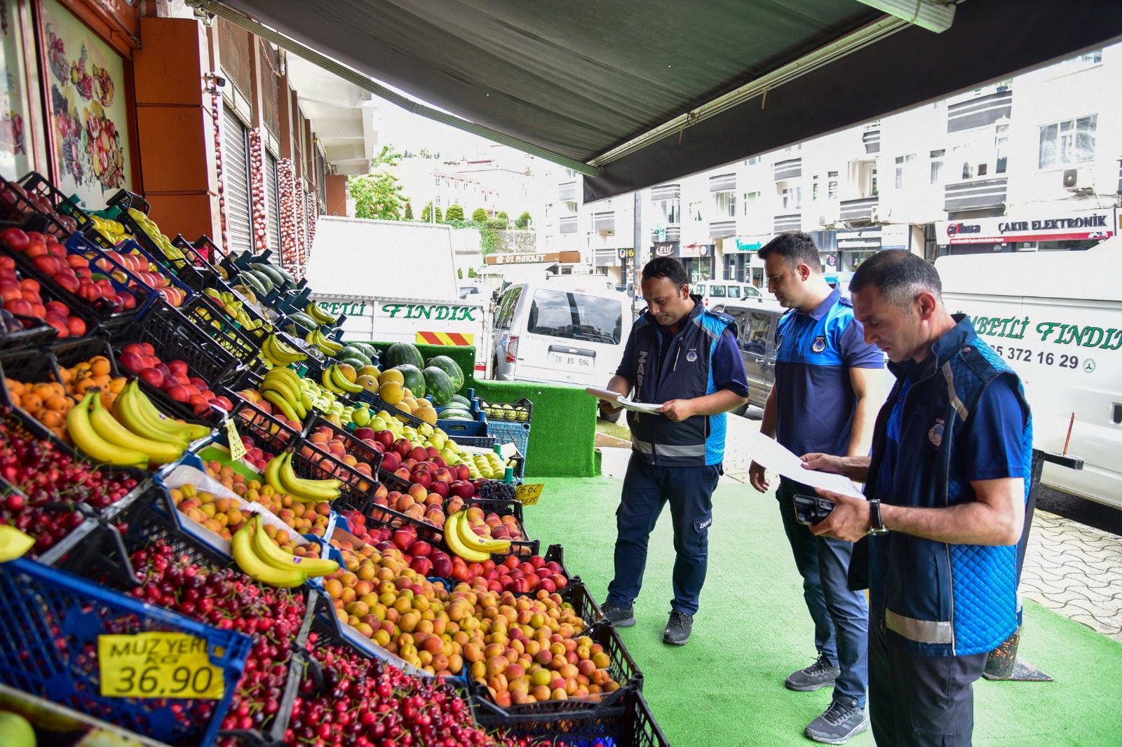 Giresun Belediyesi Hal Kayıt Sistemi Denetimleri Yapıldı