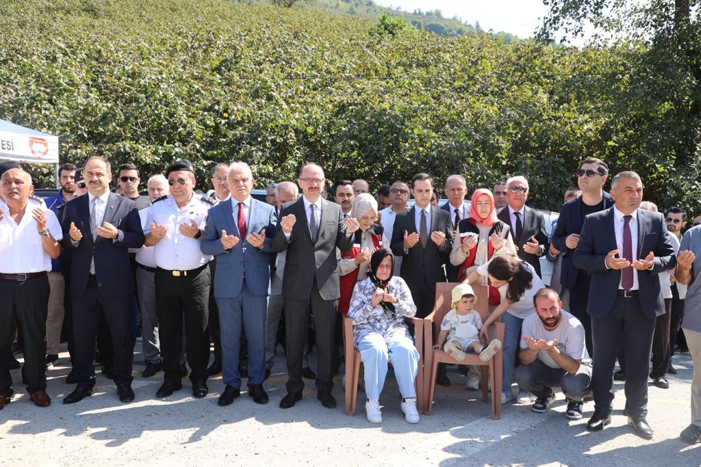 Tirebolu’da Afet Şehitleri Dualarla Anıldı