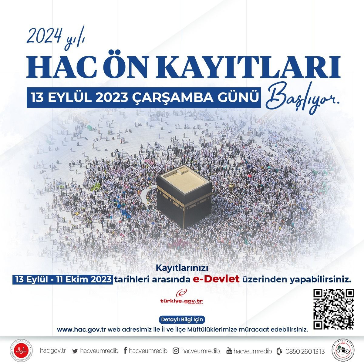 Hac Ön Kayıtları Yarın Başlıyor