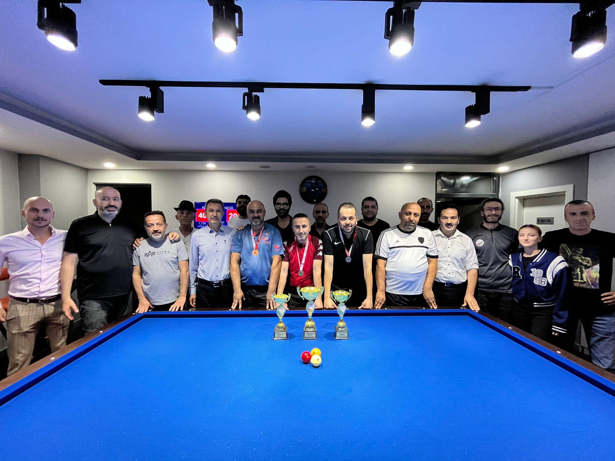 3 Bant 2.Etap Bilardo İl Birinciliği Coşkusu Yaşandı
