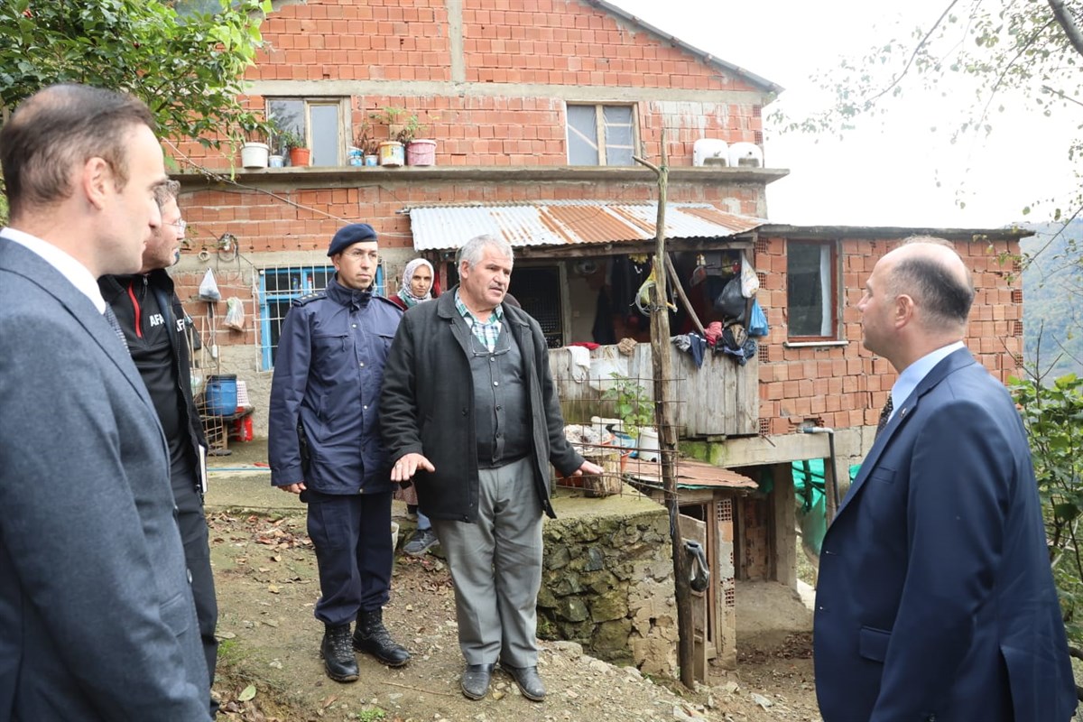 Vali Serdengeçti, Dereli’deki Altyapı ve İnşaat Projelerini İnceledi