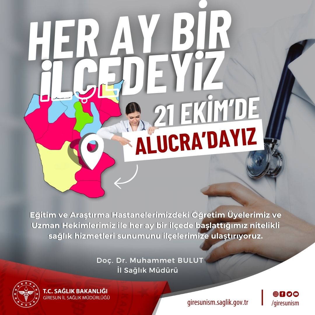 Müdür Bulut; “Her Ay Bir İlçedeyiz”