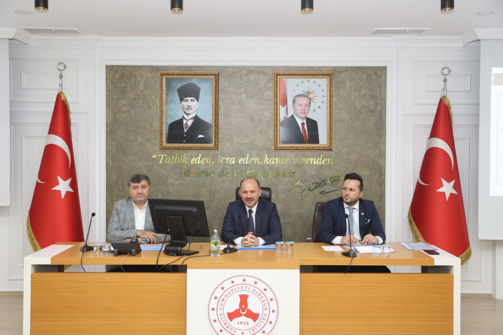 Vali Serdengeçti, Giresun İli Katı Sıvı Atık ve İçme Suları Birliği Başkanlığına Seçildi