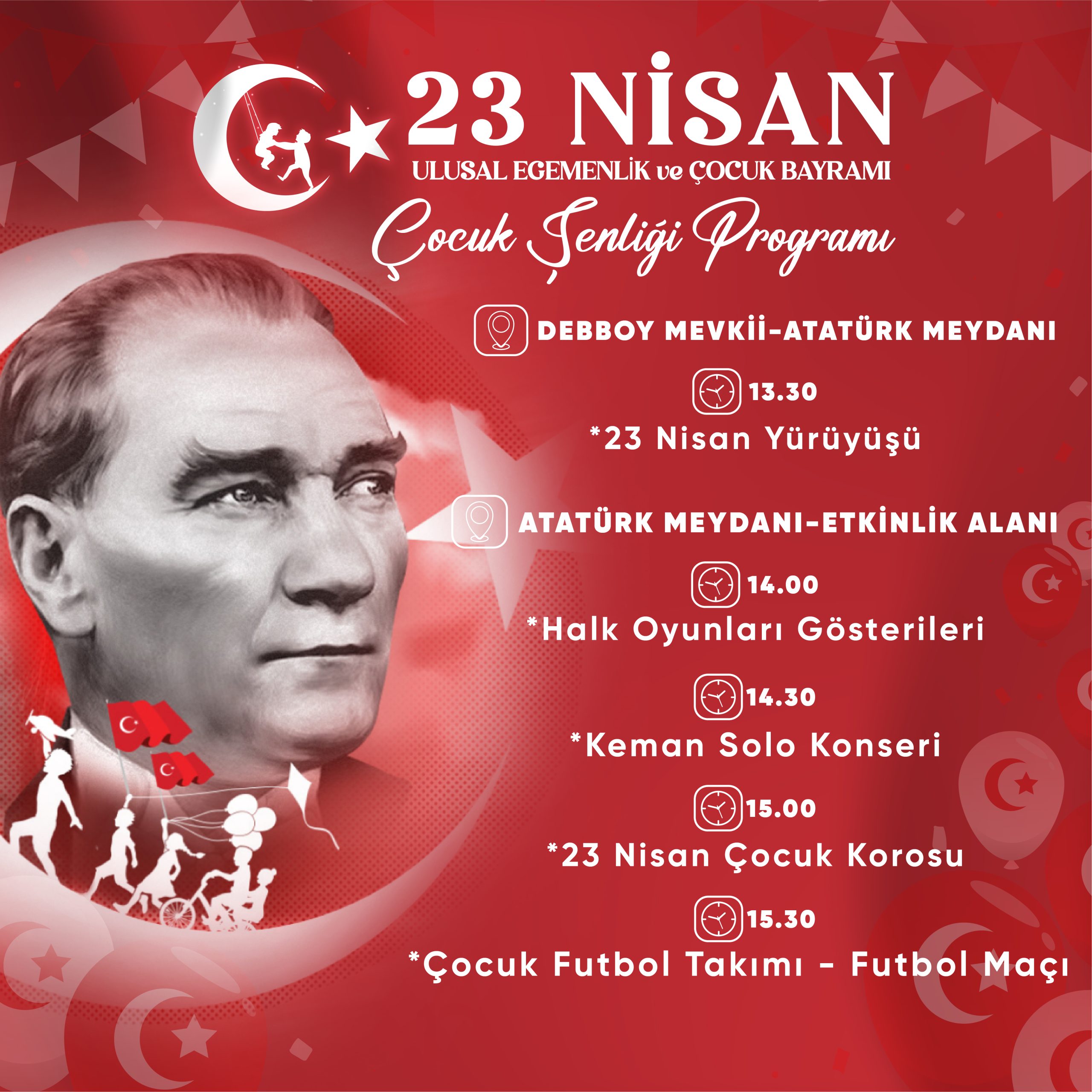 BELEDİYENİN 23 NİSAN ETKİNLİKLERİ DOLU DOLU GEÇECEK