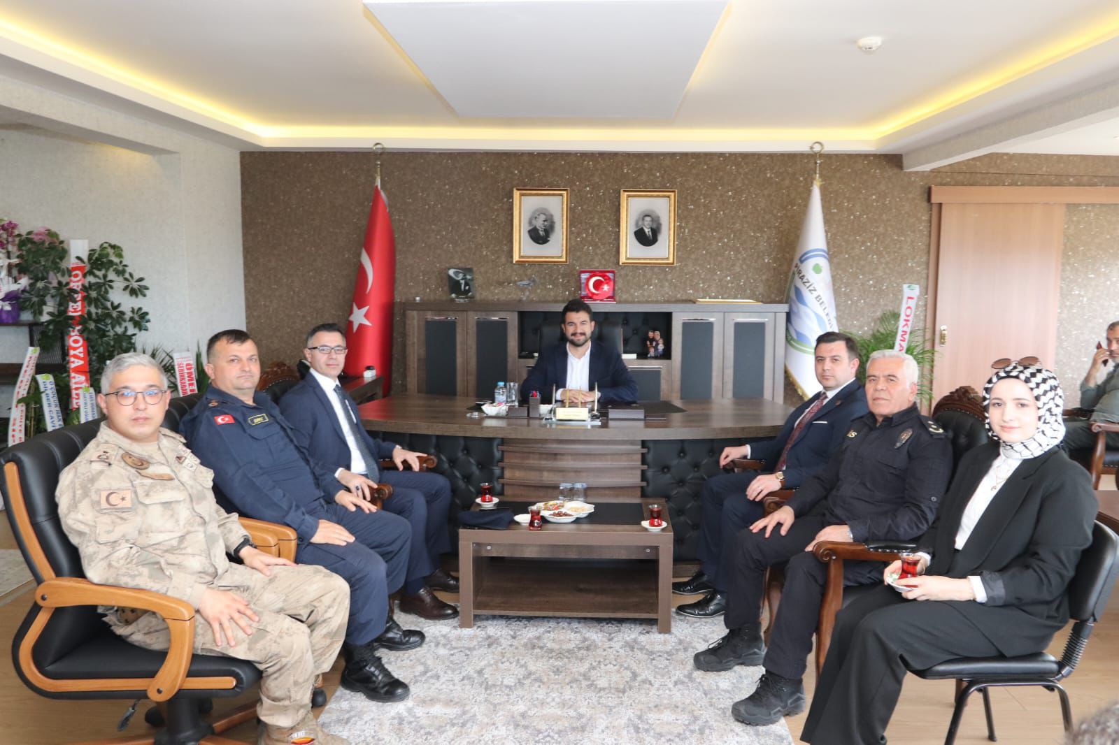 PİRAZİZ BELEDİYE BAŞKANI ESAT AYYILDIZ’A ZİYARET