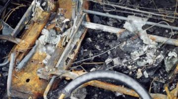 YANMIŞ ARAÇTAKİ KAYIP ŞAHIS ÖLÜ BULUNDU