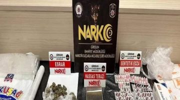 GİRESUN NARKOTİK ŞUBE UYUŞTURUCUNUN PEŞİNDE