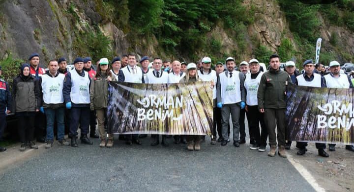 81 İLİMİZDE EŞ ZAMANLI  OLARAK  BAŞLATILAN ORMAN  BENİM ADLI  ETKİNLİĞE KATILIM SAĞLANDI