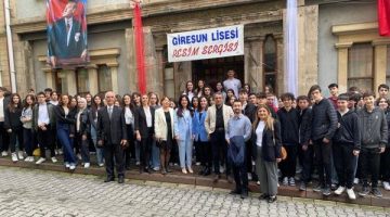 GİRESUN LİSESİNİN RESİM SERGİSİ AÇILIŞI YAPILDI