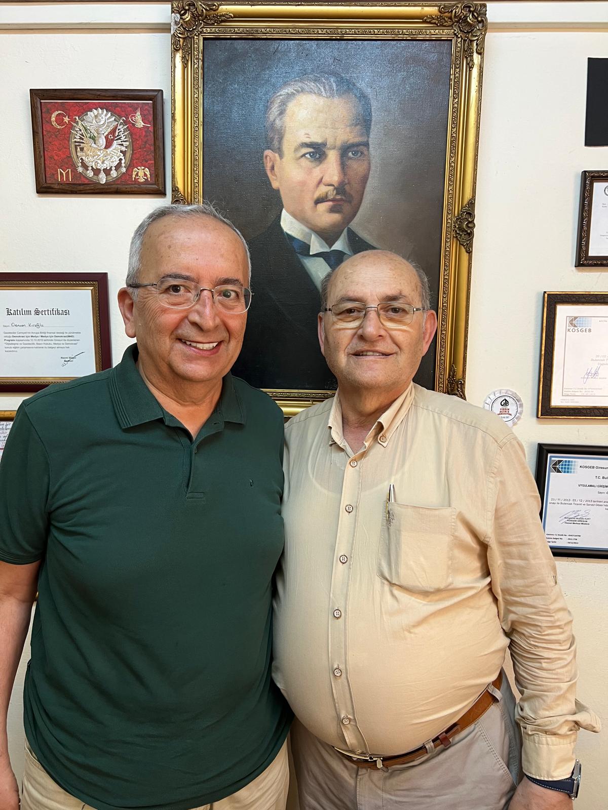 İMTİYAZ SAHİBİ OSMAN KIROĞLU’NA ZİYARET