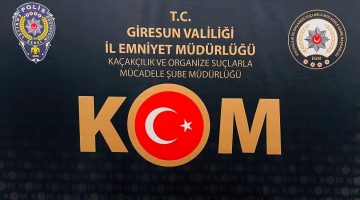 GİRESUN EMNİYET MÜDÜRLÜĞÜ’NDEN SUÇ ÖRGÜTLERİNE DARBE!