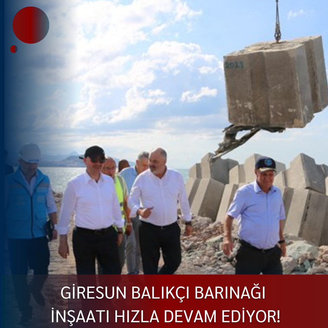 GİRESUN BALIKÇI BARINAĞI İNŞAATI HIZLA DEVAM EDİYOR!