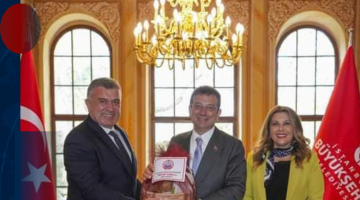 İSTANBUL BÜYÜKŞEHİR BELEDİYE BAŞKANI VE TÜRKİYE BELEDİYELER BİRLİĞİ BAŞKANI EKREM İMAMOĞLU’NA ZİYARET
