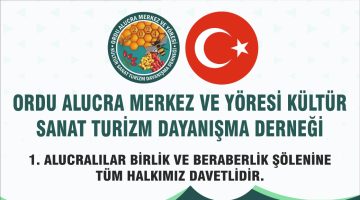 ORDU’DA ALUCRA RÜZGÂRI ESECEK