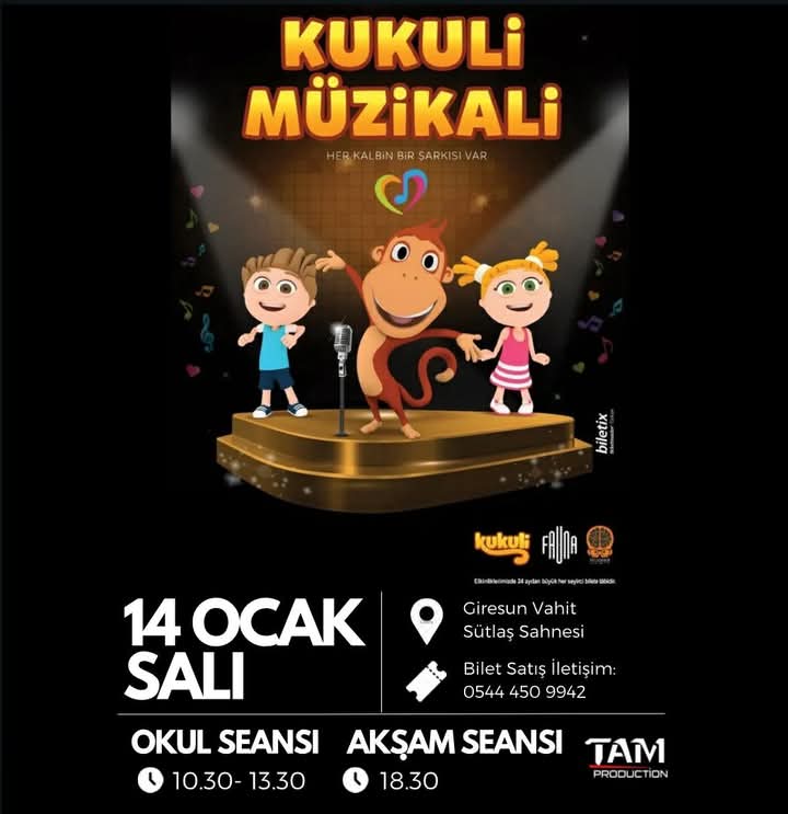 KUKULİ MÜZİKALİ GİRESUN’DA