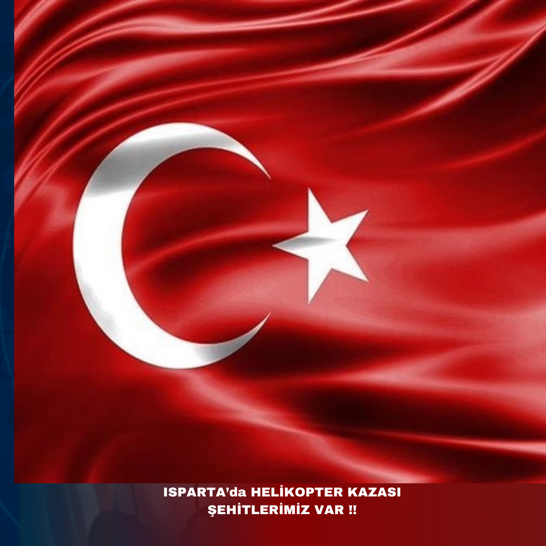 ISPARTA’da HELİKOPTER KAZASI