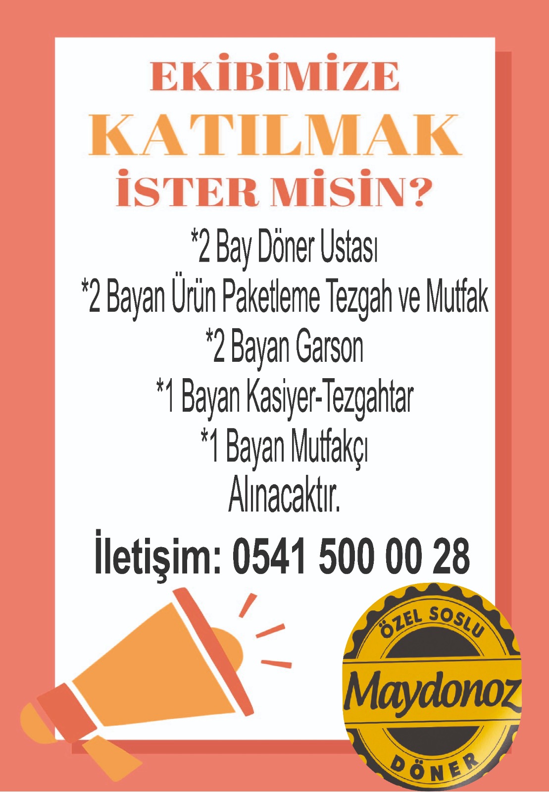 BULANCAK ELEMAN İLANI
