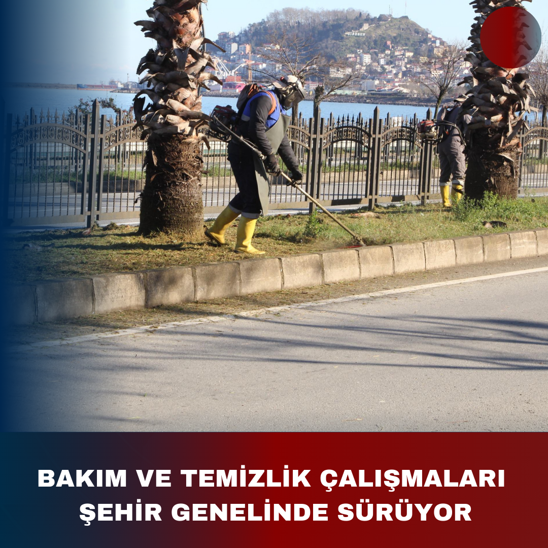 BAKIM VE TEMİZLİK ÇALIŞMALARI ŞEHİR GENELİNDE SÜRÜYOR