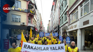 İNSANCA BİR YAŞAM İÇİN İŞ BIRAKIYOR, ‘SEFALET ZAMMI’ DEĞİL, EMEĞİMİZİN KARŞILIĞINI İSTİYORUZ!