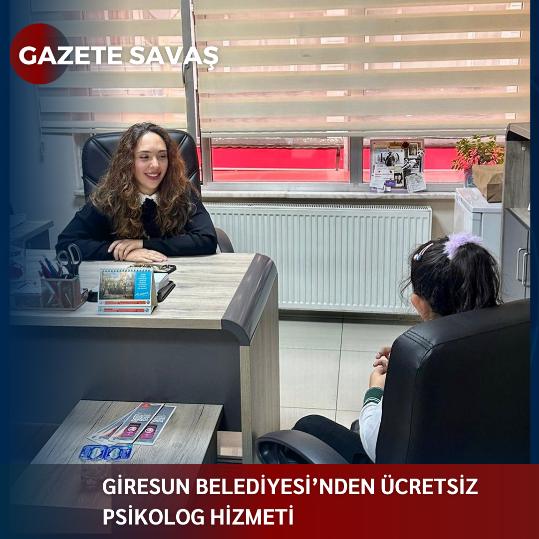 GİRESUN BELEDİYESİ’nden ÜCRETSİZ PSİKOLOG HİZMETİ