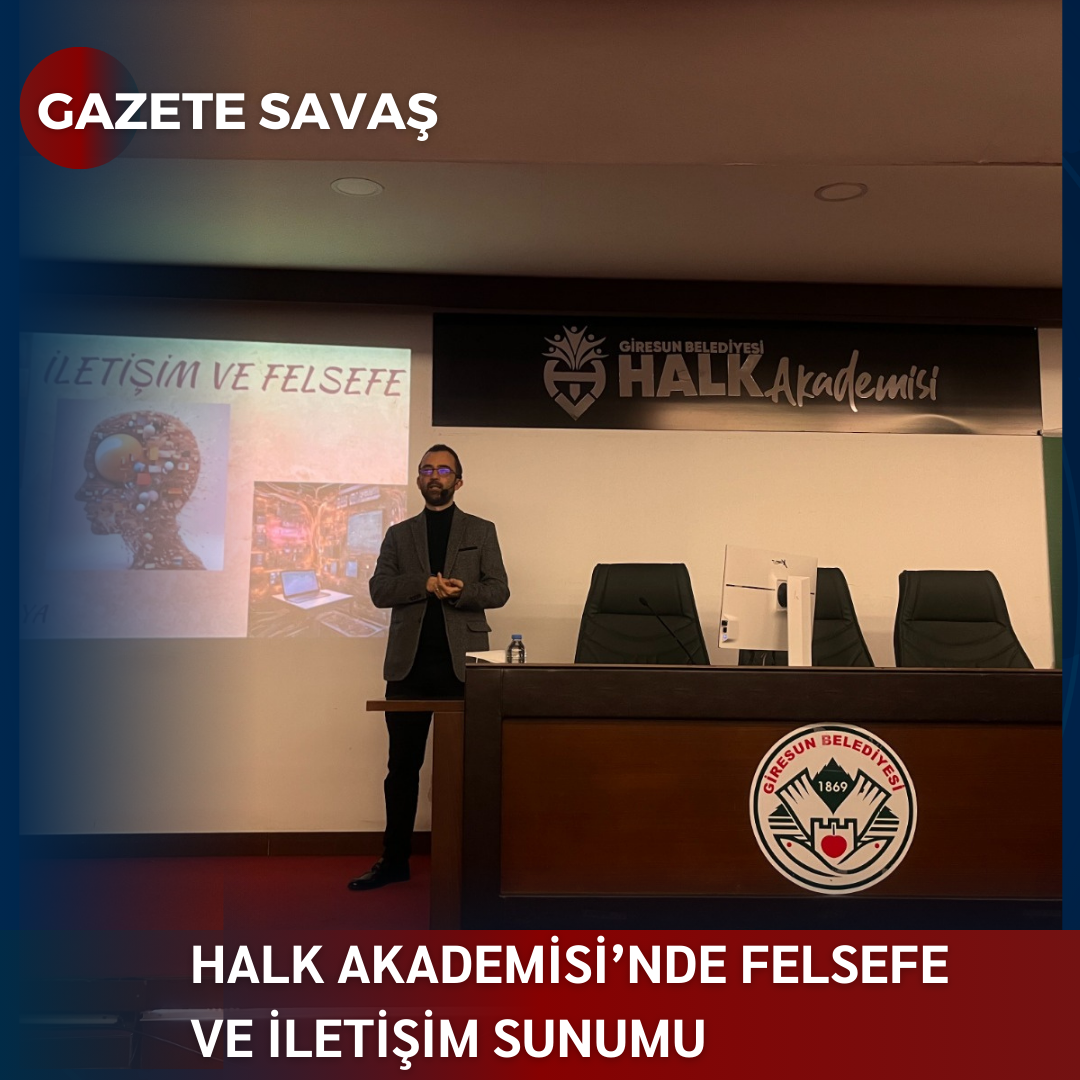 HALK AKADEMİSİ’NDE FELSEFE VE İLETİŞİM SUNUMU