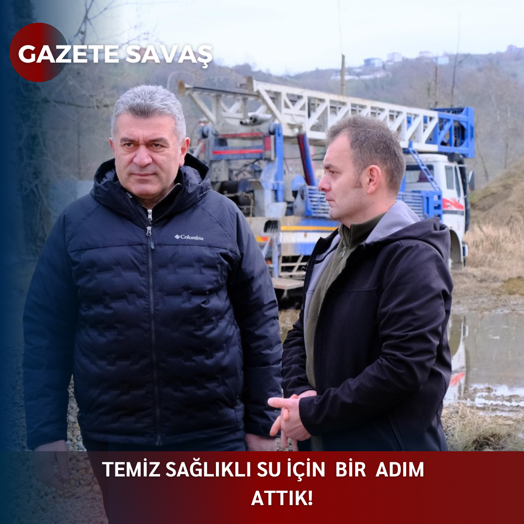 TEMİZ SAĞLIKLI SU İÇİN BİR ADIM DAHA ATTIK!