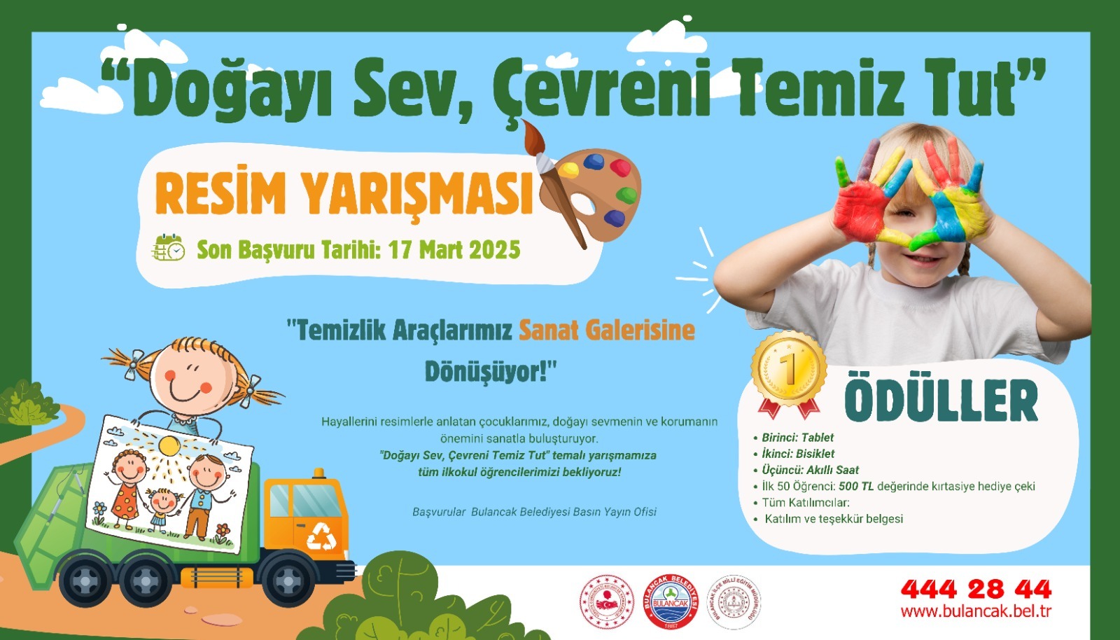 DOĞAYI SEV ÇEVRENİ TEMİZ TUT RESİM YARIŞMASI