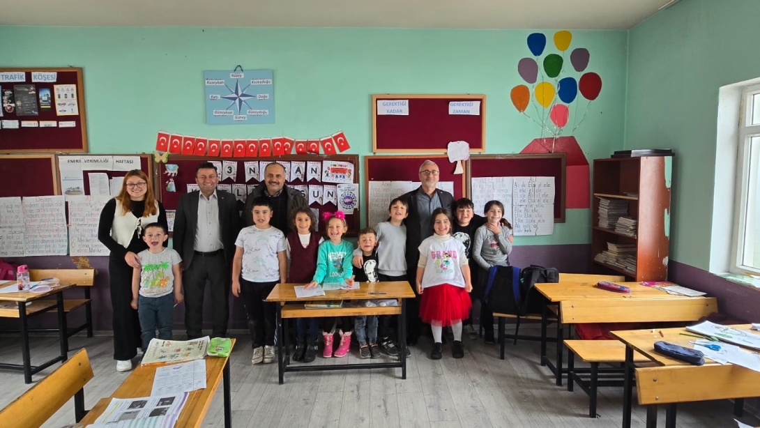 İlçe Milli Eğitim Müdürü Yunus AYDIN Tepeköy-Akçay İlkokulu ve Bozat Yatılı Bölge Ortaokulunu Ziyaret Etti