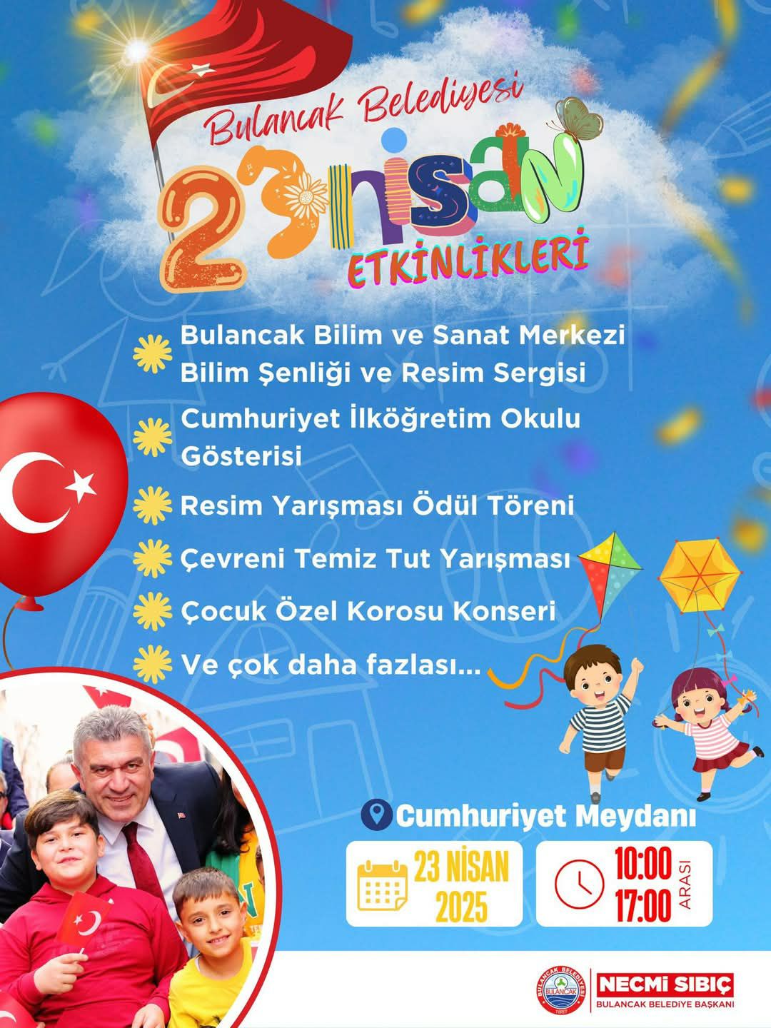 BULANCAK’ta 23 NİSAN COŞKUSU SİZİ BEKLİYOR