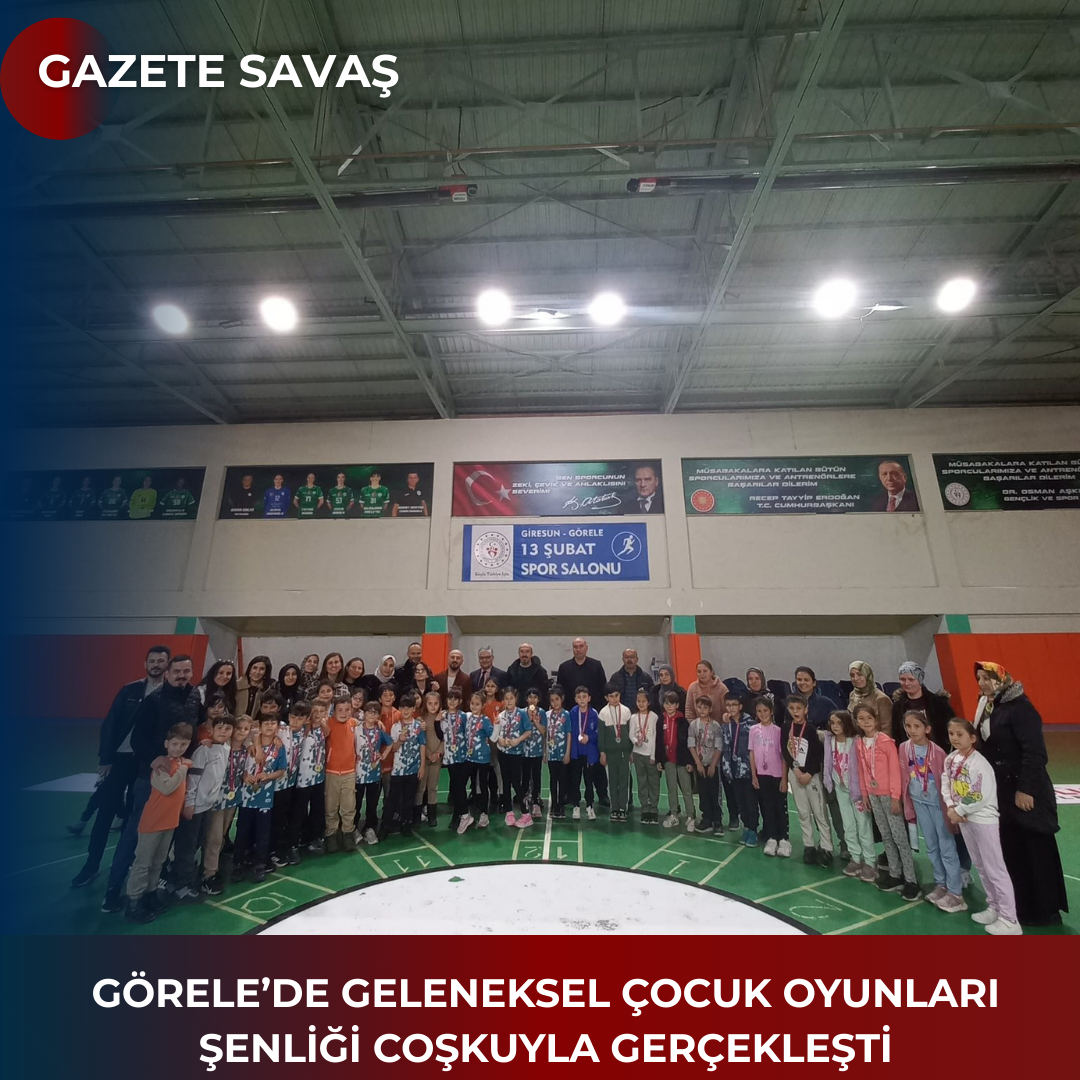 Görele’de Geleneksel Çocuk Oyunları Şenliği Coşkuyla Gerçekleşti