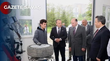 VALİ SERDENGEÇTİ’DEN 125. YIL MESLEKİ VE TEKNİK ANADOLU LİSESİNE ÖVGÜ: “ÜRETİMDE EĞİTİM, EĞİTİMDE ÜRETİM”