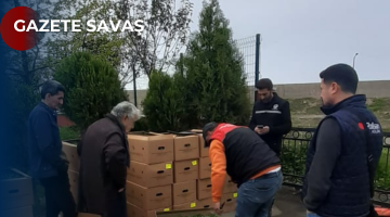 ÇİFTÇİLERE DOMATES FİDESİ DAĞITILDI