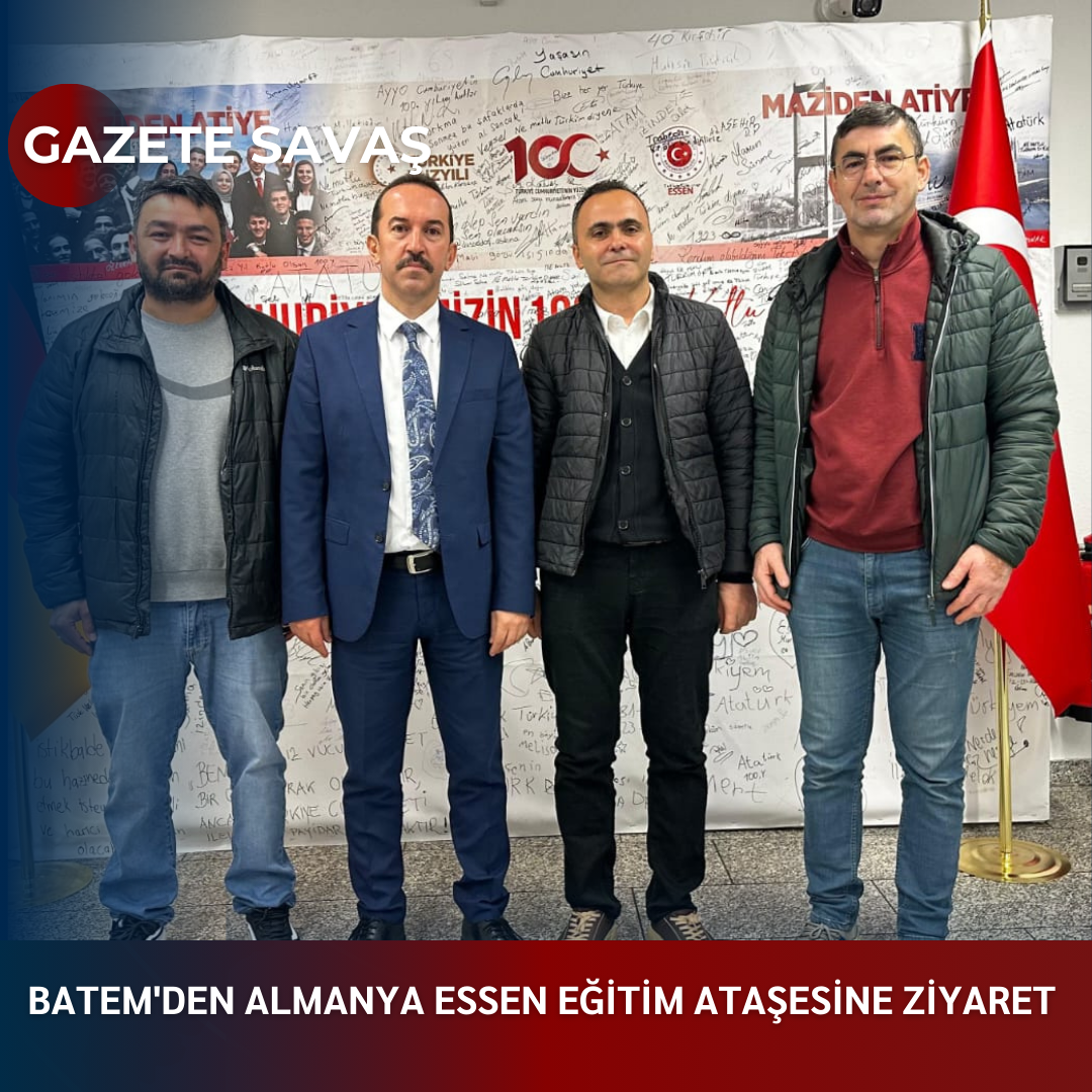 BATEM’DEN ALMANYA ESSEN EĞİTİM ATAŞESİNE ZİYARET