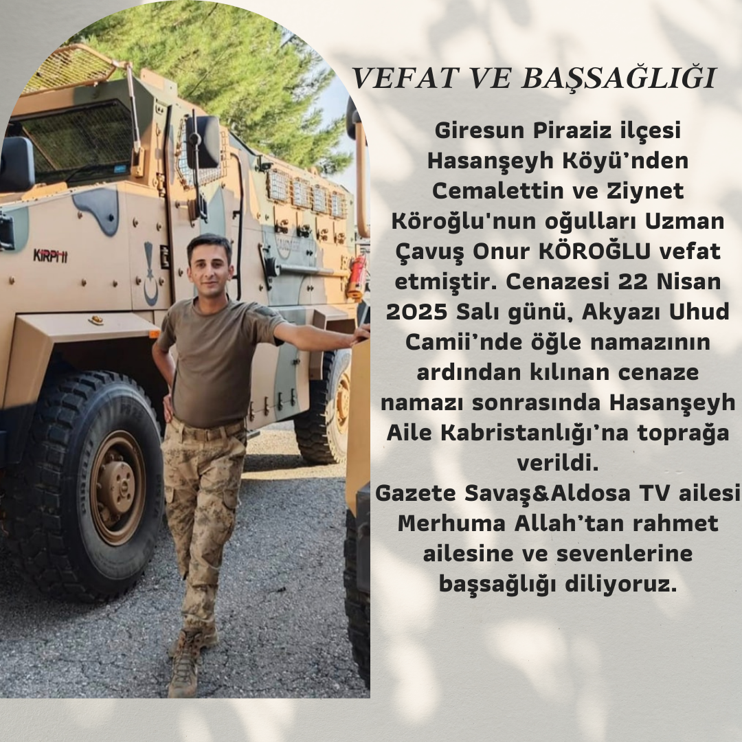 VEFAT VE BAŞSAĞLIĞI
