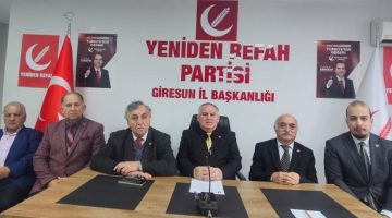 YENİDEN REFAH PARTİSİ GİRESUN İL BAŞKANI GİDAL, İKTİDARI TOPA TUTTU