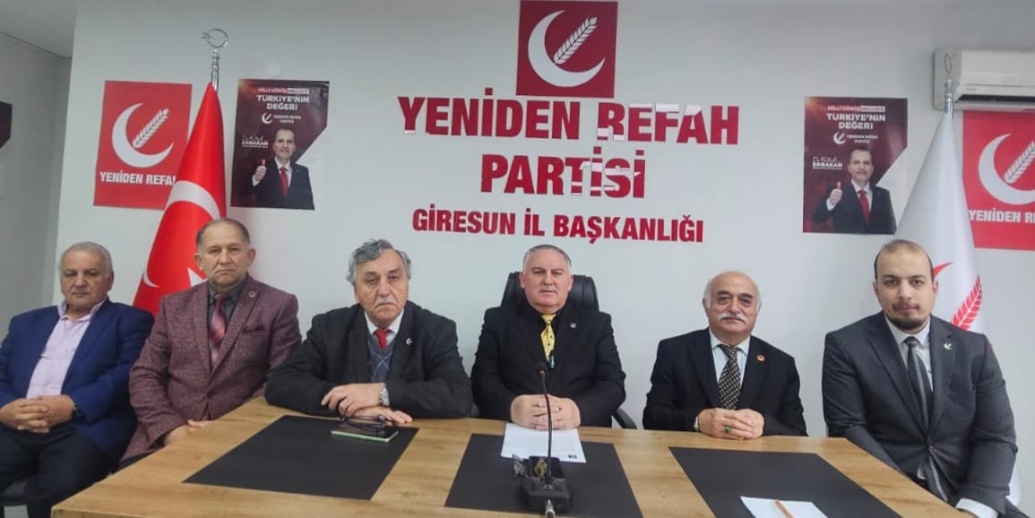 YENİDEN REFAH PARTİSİ GİRESUN İL BAŞKANI GİDAL, İKTİDARI TOPA TUTTU