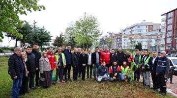 SEFİNE PEKER’İN HAYALİ BULANCAK’TA YEŞERDİ: LİMON VE ELMA FİDANLARI DİKİLDİ