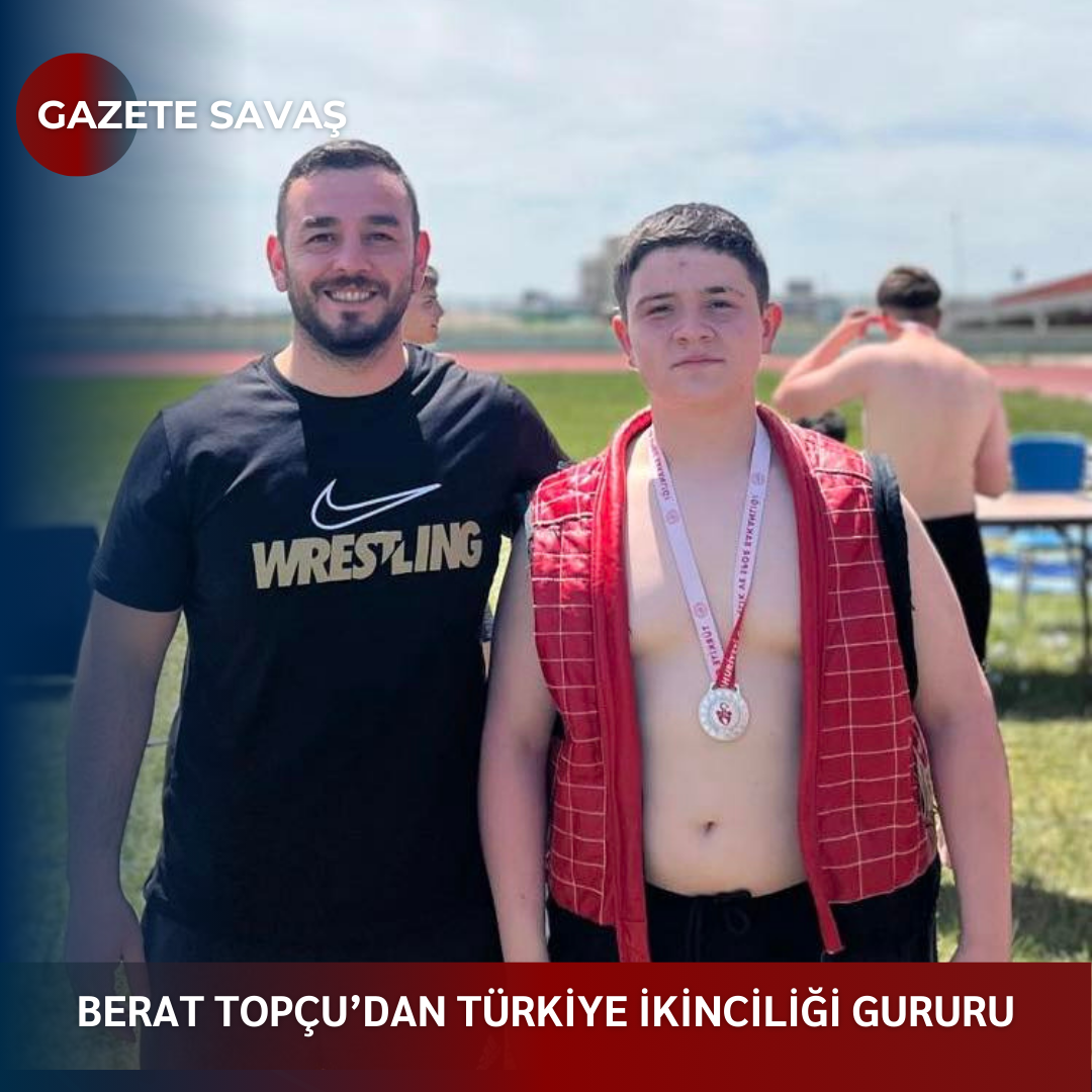 Berat Topçu’dan Türkiye İkinciliği Gururu